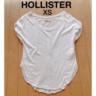 ホリスター(Hollister)のホリスター 着痩せフレンチスリーブ 白Tシャツ XS(Tシャツ(半袖/袖なし))