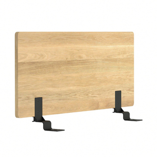 ムジルシリョウヒン(MUJI (無印良品))の無印良品　シングルベッド　ヘッドボード〈オーク突板〉木製ベッドフレーム用(シングルベッド)