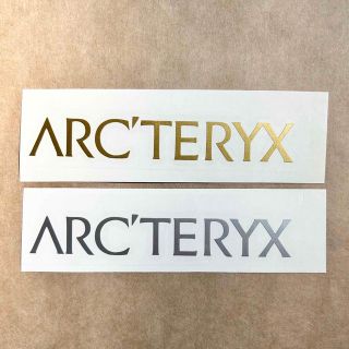 アークテリクス(ARC'TERYX)の現品のみ◆アークテリクス ステッカー ARC'TERYX ◆シルバー◆ゴールド◆(その他)