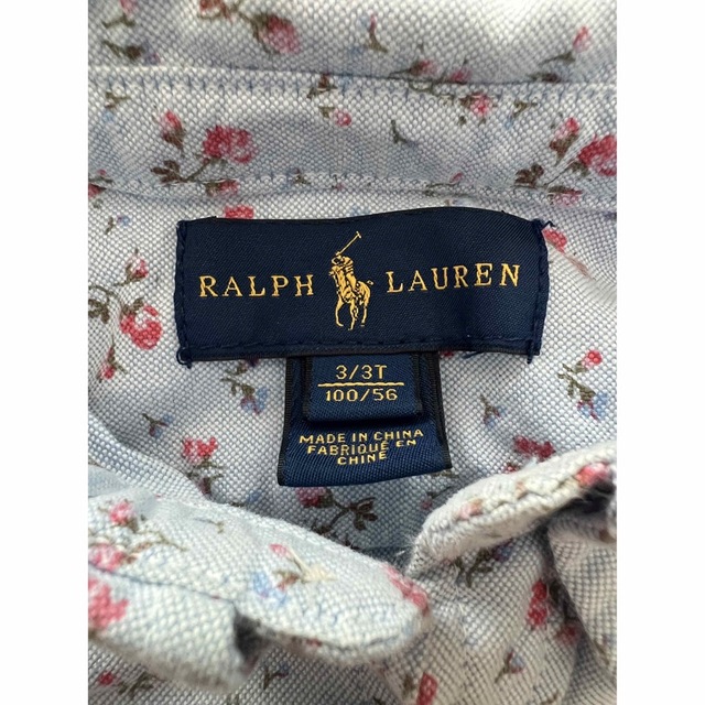 POLO RALPH LAUREN(ポロラルフローレン)のラルフローレン女の子 シャツ 100cm キッズ/ベビー/マタニティのキッズ服女の子用(90cm~)(ブラウス)の商品写真