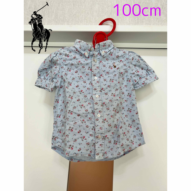 POLO RALPH LAUREN(ポロラルフローレン)のラルフローレン女の子 シャツ 100cm キッズ/ベビー/マタニティのキッズ服女の子用(90cm~)(ブラウス)の商品写真