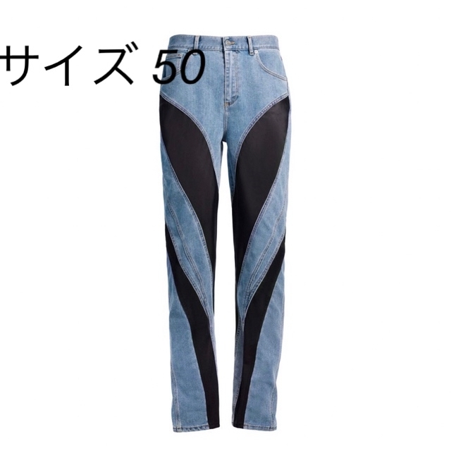 H&M  MUGLER ミュグレー デニムパンツ 50