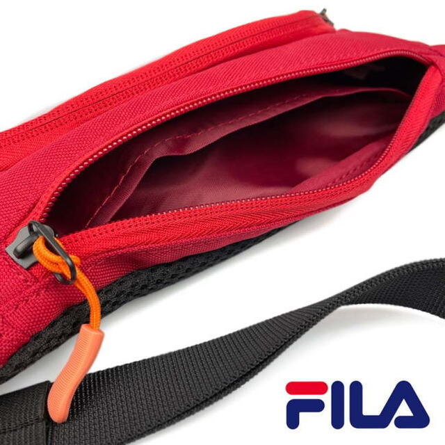 レッド フィラ FILA 81fl06 クリアフロント ヒップ バッグ レディースのバッグ(ボディバッグ/ウエストポーチ)の商品写真