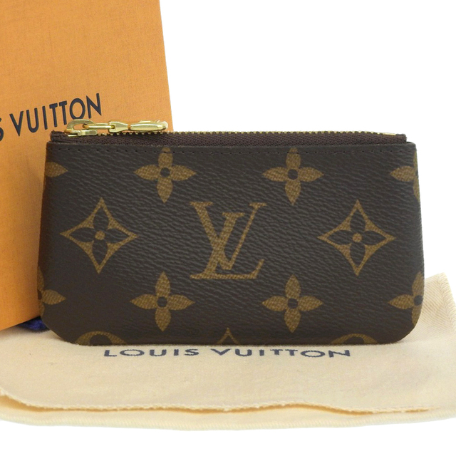 【本物保証】 箱・布袋付 超美品 ルイヴィトン LOUIS VUITTON モノグラム ポシェット クレ 小銭入れ キーケース コインケース M62650