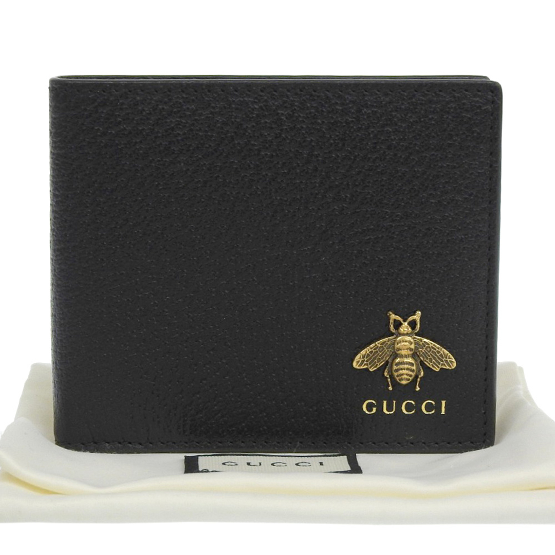 Gucci - 【本物保証】 布袋付 新品同様 グッチ GUCCI 蜂 ハチ ビー 二