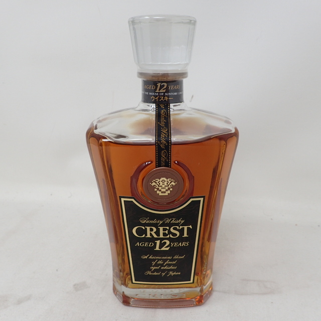 未開栓SUNTORY CREST サントリークレスト12年 43％ 750ml