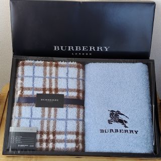 バーバリー(BURBERRY)のBURBERRY フェイスタオル2枚(タオル/バス用品)