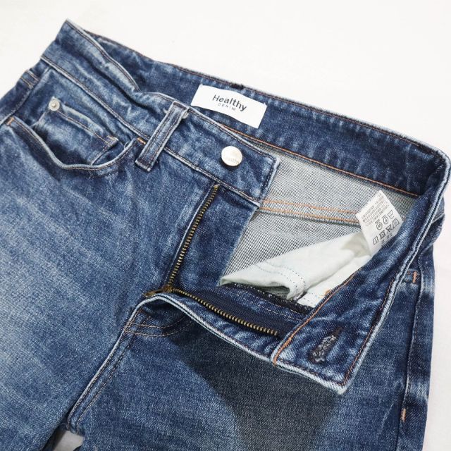 Healthy DENIM(ヘルシーデニム)のヘルシーデニム MMN別注 ミッドライズ テーパードシルエット サイズ22 レディースのパンツ(デニム/ジーンズ)の商品写真