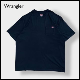 ラングラー(Wrangler)の【Wrangler】ワンポイント ポケットTシャツ 3XL ビッグサイズ 古着(Tシャツ/カットソー(半袖/袖なし))