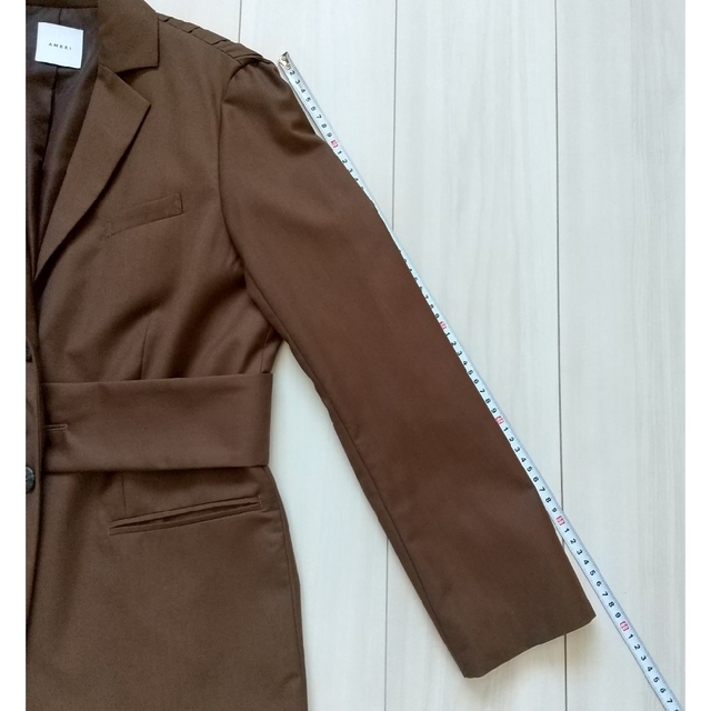 AMERI WAIST BELT TAILORED JACKET