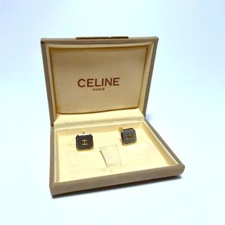 セリーヌ(celine)のセリーヌ カフス ビンテージ ゴールド トリオンフ 金 箱付き ホースシュー(カフリンクス)