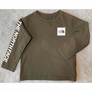 ザノースフェイス(THE NORTH FACE)のノースフェイス ロングスリーブTシャツ 110サイズ カーキ(Tシャツ/カットソー)