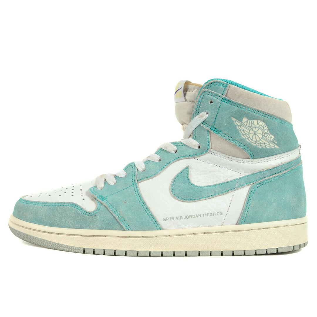 NIKE ナイキ AIR JORDAN 1 RETRO HIGH OG TURBO GREEN (555088-311) 2019年 エアジョーダン 1 レトロ ハイ ターボグリーン セイルホワイト サイズ：US10 28.0cm スニーカー 【メンズ】