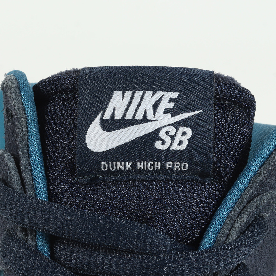 NIKE ナイキ SB ZOOM DUNK HIGH PRO (854851-414) 2017年 ズーム ダンク ハイ プロ オブシディアン ホワイト サイズ：US10.5 28.5cm スニーカー スケシュー スケボー 【メンズ】