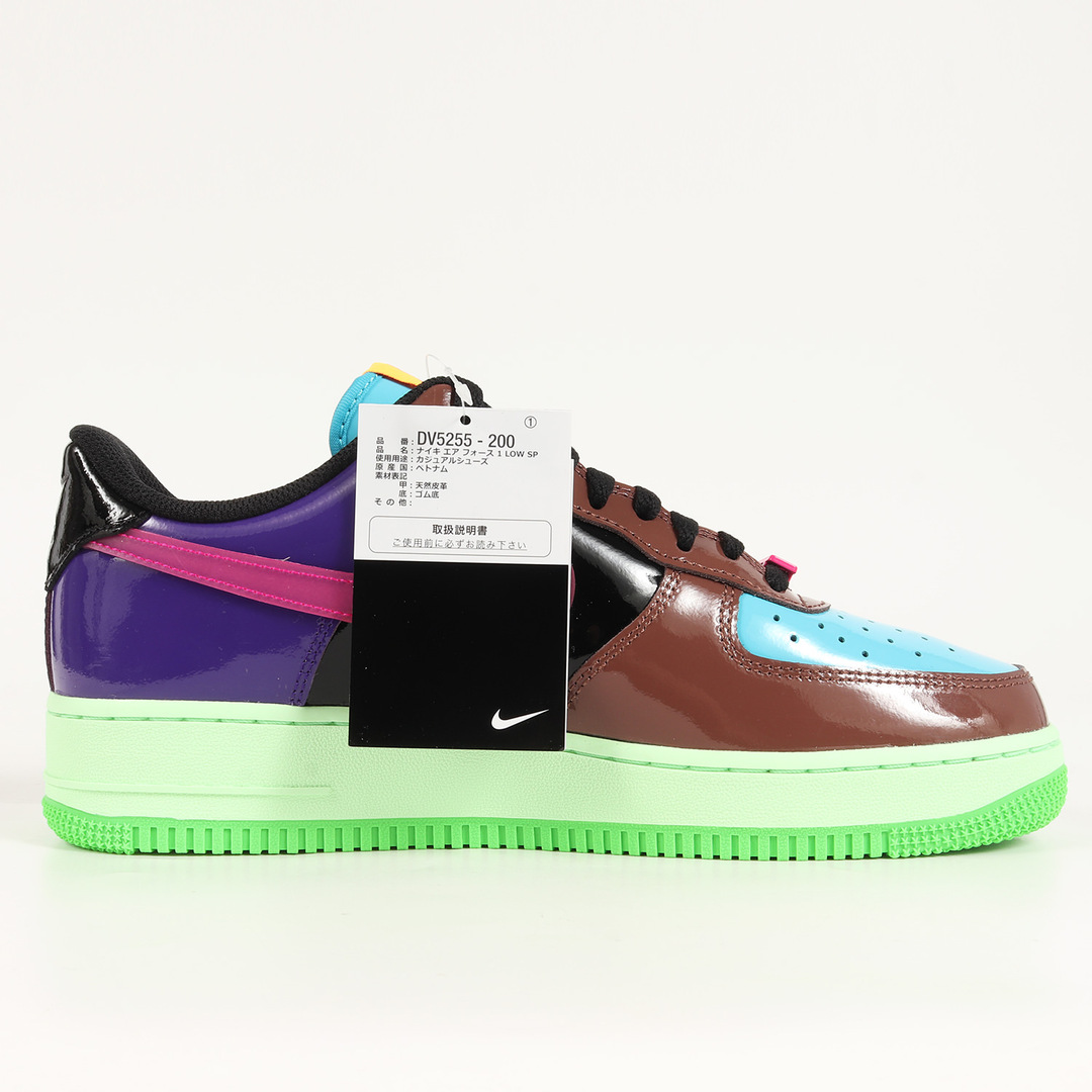 NIKE ナイキ UNDEFEATED AIR FORCE 1 LOW SP (DV5255-200) 22AW アンディフィーテッド エアフォース1 ロー ファウナブラウン ピンク サイズ：US9.5 27.5cm スニーカー コラボ【メンズ】