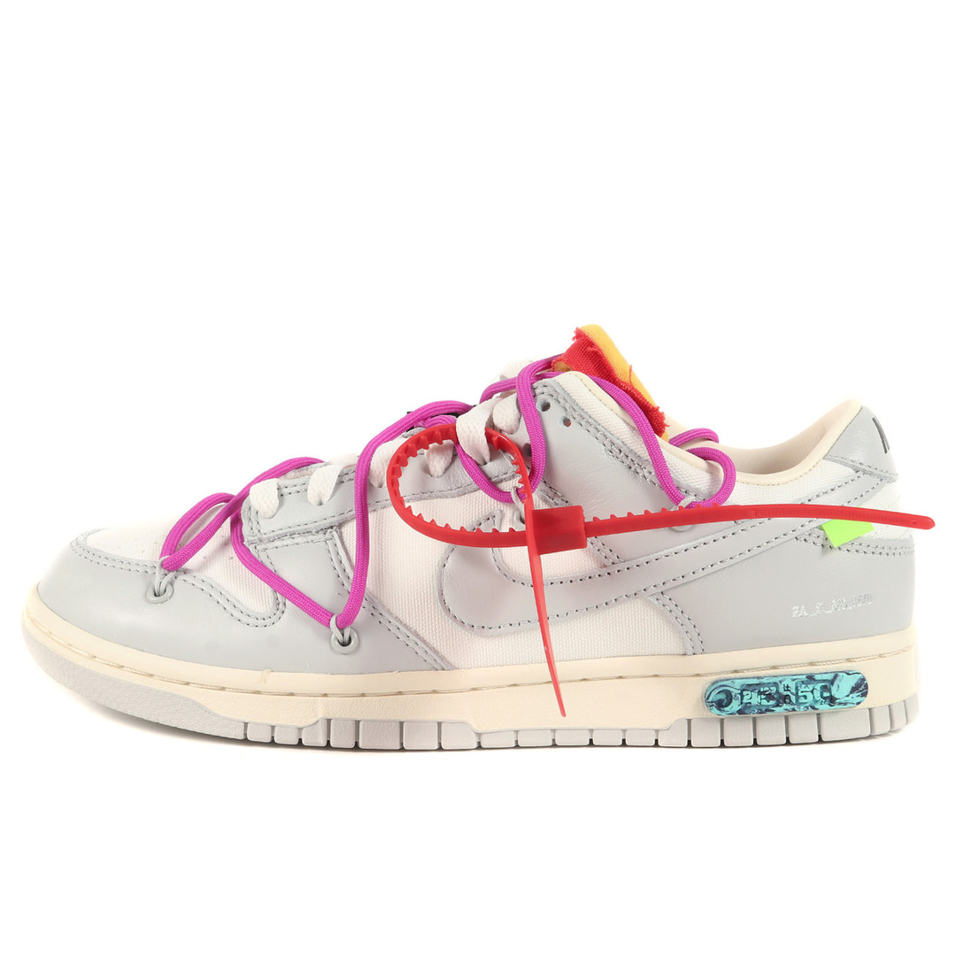 OFF-WHITE オフホワイト NIKE DUNK LOW The 50 / 1 OF 50 No.45 (DM1602-101) 21AW ナイキ ダンク ロー セイル ナチュラルグレー サイズ：US8 26.0cm スニーカー コラボ【メンズ】