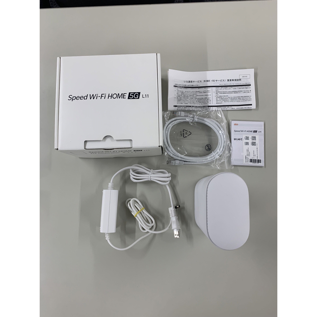 ZTE(ゼットティーイー)のZTE Speed Wi-Fi HOME 5G L11 ZTR01 美品 スマホ/家電/カメラのスマホ/家電/カメラ その他(その他)の商品写真