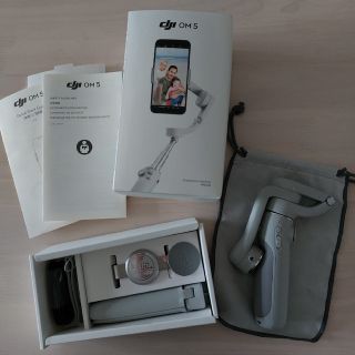 インスパイア(Inspire（DJI）)のDJI OM5  OM5 ジンバル スタビライザーグレー　中古品(その他)