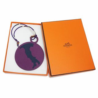 エルメス HERMES ヴォーエプソン プティアッシュ トリヨンクレマンス レザー シルク スノーフレーク 雪の結晶 チャーム ピンク系 ブルー系 H1199438 箱付（新品・未使用品）