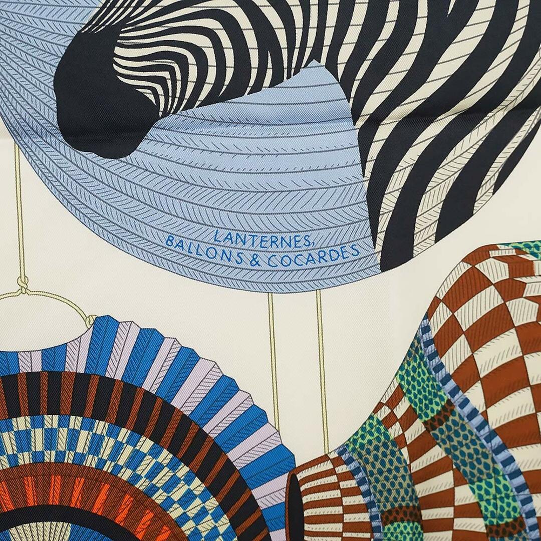 Hermes - エルメス カレ 90 Lanternes Ballons & Cocardes ランタン