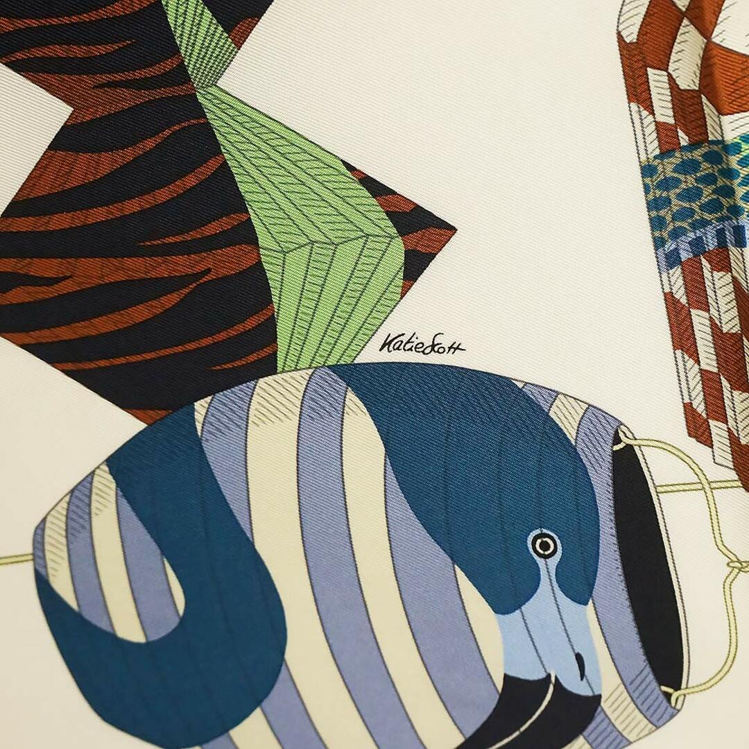 Hermes - エルメス カレ 90 Lanternes Ballons & Cocardes ランタン