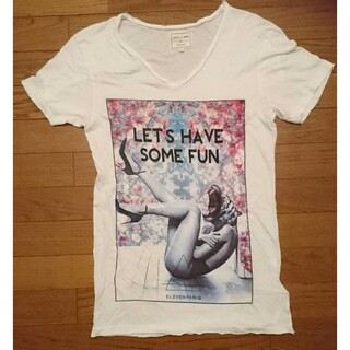 イレブンパリ(ELEVEN PARIS)の美品 レア イレブンパリ tシャツ メンズ Sサイズ ラブレス(Tシャツ/カットソー(半袖/袖なし))