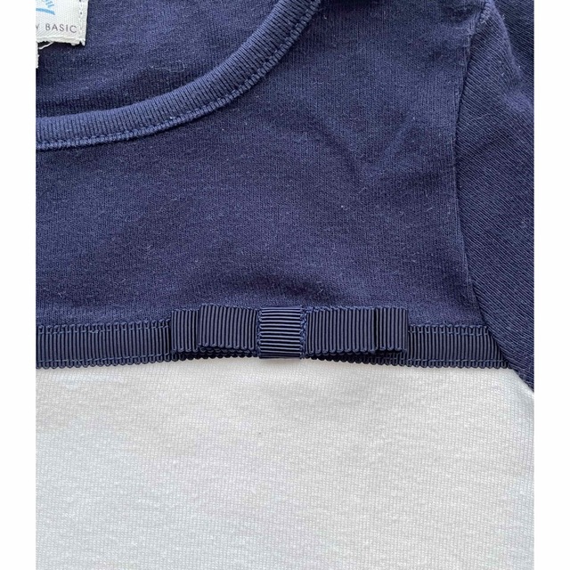 NATURAL BEAUTY BASIC(ナチュラルビューティーベーシック)のナチュラルビューティーベーシック キッズ Tシャツ 女の子用Sサイズ キッズ/ベビー/マタニティのキッズ服女の子用(90cm~)(Tシャツ/カットソー)の商品写真