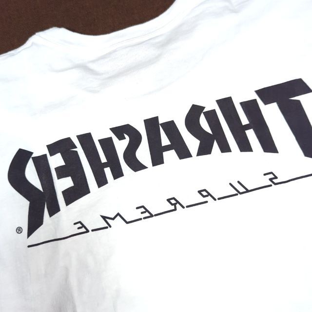 Supreme Thrasher Game Tee 白 Lサイズ