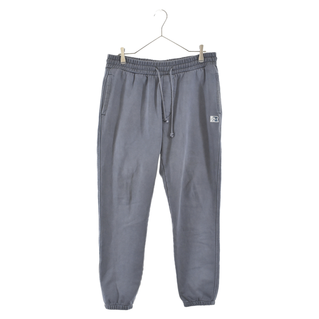 KITH キス 21AW ×Russell Athletic ラッセルアスレチック ワンポイントロゴ スウェットパンツ ブルーグレー KHM060004