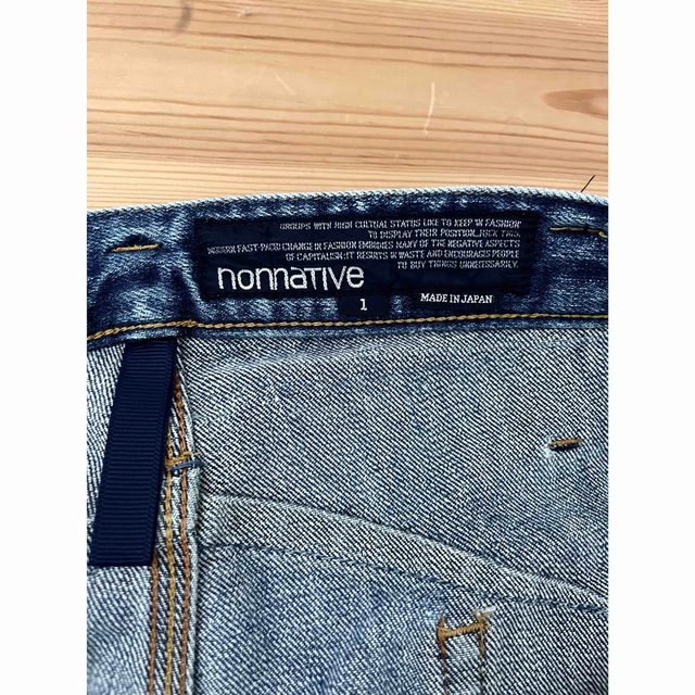 nonnative(ノンネイティブ)のnonnative ノンネイティブ　ストレッチデニムパンツ　サルエル メンズのパンツ(デニム/ジーンズ)の商品写真