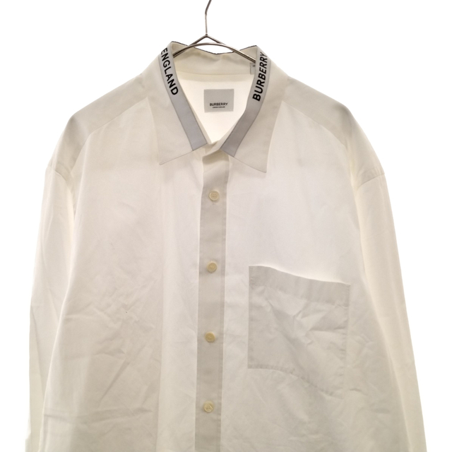 BURBERRY   BURBERRY バーバリー Logo Detail Cotton Poplin Shirt