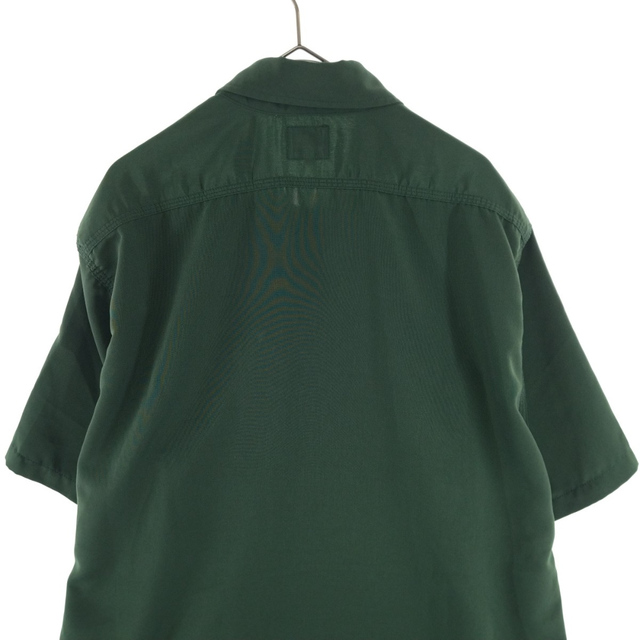 Needles(ニードルス)のNeedles ニードルス 21SS S/S Work Shirt-Poly Cloth バタフライ刺繍ポリクロス半袖ワークシャツ グリーン IN136 メンズのトップス(シャツ)の商品写真