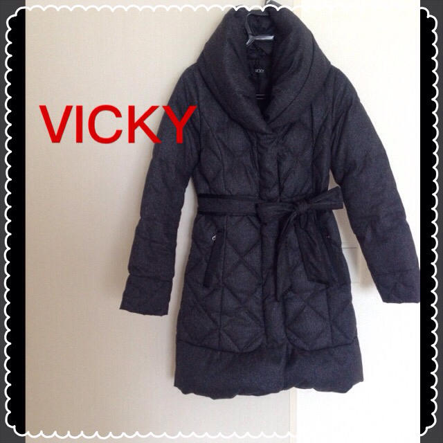 美品　VICKY ダウンコート