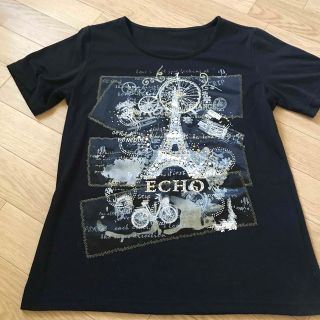 エコー(ECHO)のECHO ラインストーンTシャツ 最終値下げ(Tシャツ(半袖/袖なし))