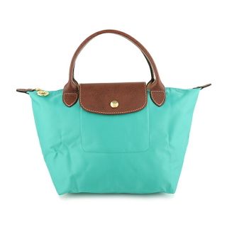 ロンシャン(LONGCHAMP)の新品 ロンシャン LONGCHAMP ハンドバッグ ル プリアージュ トップハンドルバッグ Sサイズ ターコイズ(ハンドバッグ)