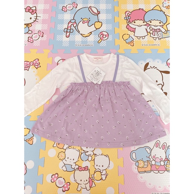 新品　子ども服90〜100㎝ キッズ/ベビー/マタニティのキッズ服女の子用(90cm~)(Tシャツ/カットソー)の商品写真