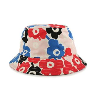 マリメッコ(marimekko)の新品 マリメッコ Marimekko ハット ウニッコ ハット Mサイズ ブルー×レッド(ハット)