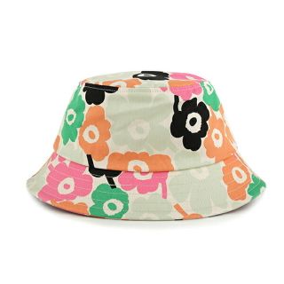 マリメッコ(marimekko)の新品 マリメッコ Marimekko ハット ウニッコ ハット Mサイズ グリーン×オレンジ(ハット)