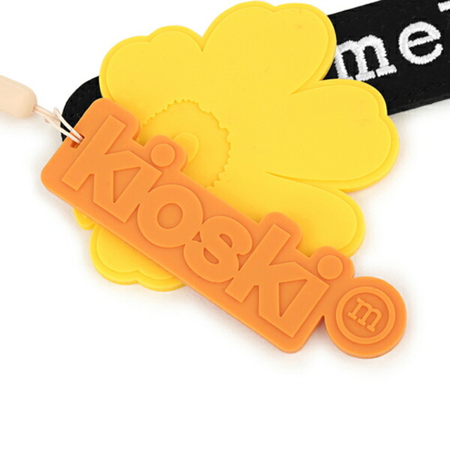 marimekko(マリメッコ)の新品 マリメッコ Marimekko キーホルダー ウニッコ VIISAUS  KEY CHAIN オレンジ×イエロー レディースのファッション小物(キーホルダー)の商品写真