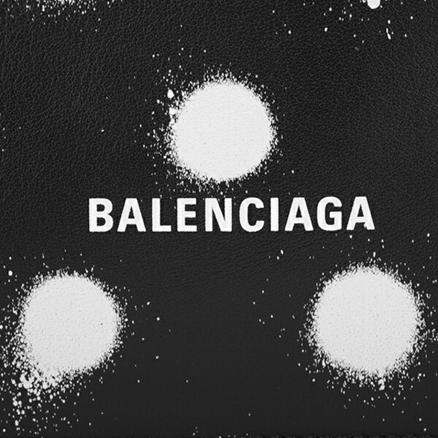 Balenciaga(バレンシアガ)の新品 バレンシアガ BALENCIAGA コインケース キャッシュ ブラック×ホワイト レディースのファッション小物(コインケース)の商品写真