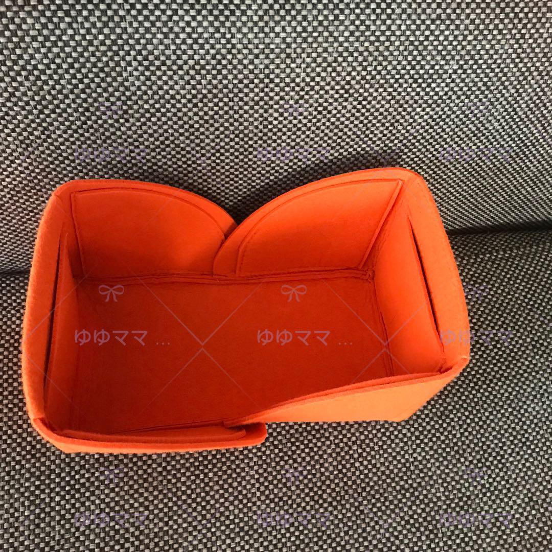 新品バッグインバッグ インナーバッグ オレンジ色 リンディ26cm用 1