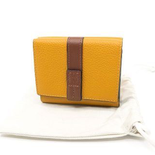 ロエベ(LOEWE)の美品 ロエベ トライフォールド ウォレット 三つ折り財布 レザー(財布)