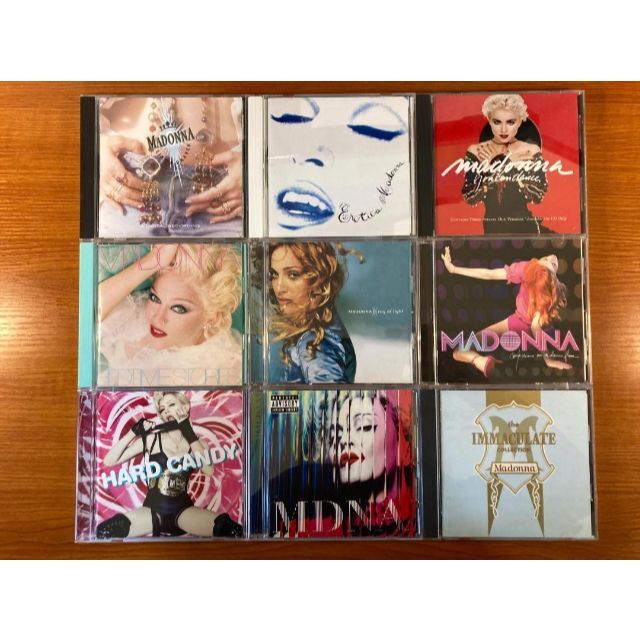 W6547 マドンナ (Madonna) CD 国内盤 アルバム 9枚セット