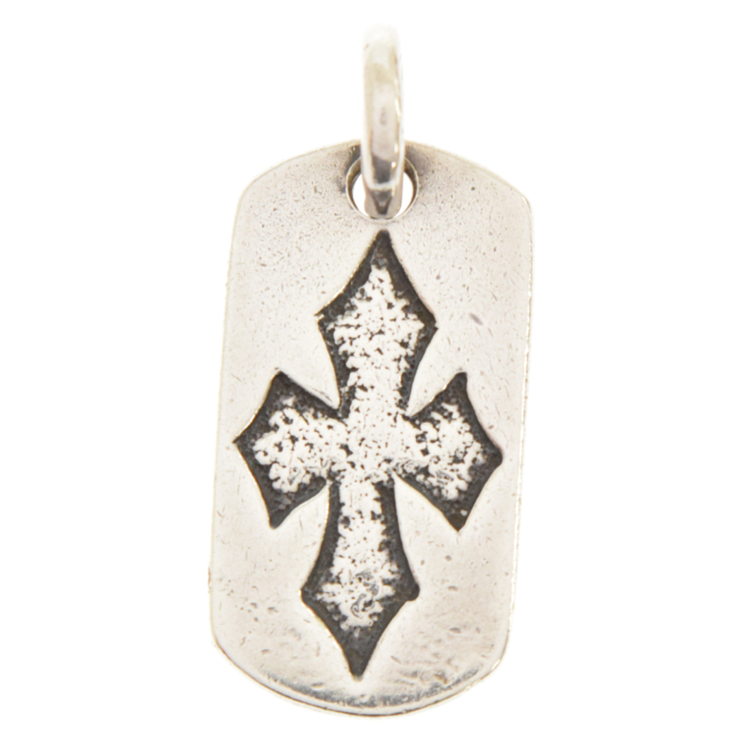 Bill Wall Leather cross dog pendant