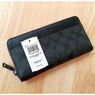 COACH - 【残りわずか】【新品】COACH コーチ シグネチャー 黒 財布