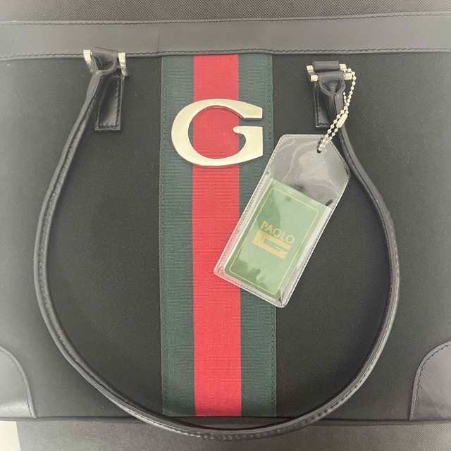 パオログッチ バッグ ハンド ショルダー ブラック レディースのバッグ(ハンドバッグ)の商品写真