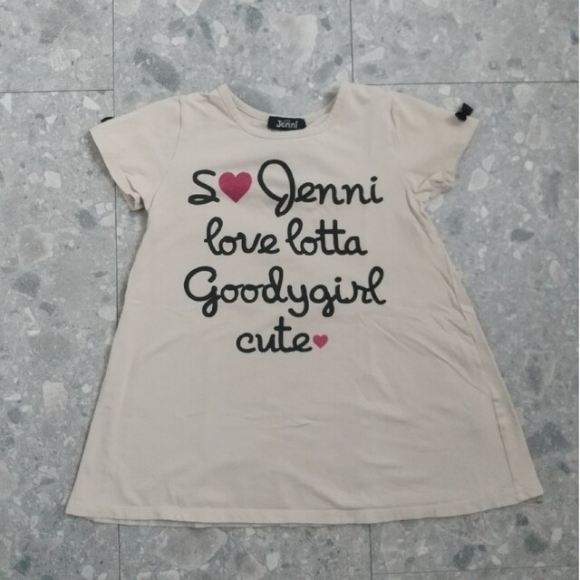 JENNI(ジェニィ)のsister　jenni 130 aラインTシャツ キッズ/ベビー/マタニティのキッズ服女の子用(90cm~)(Tシャツ/カットソー)の商品写真