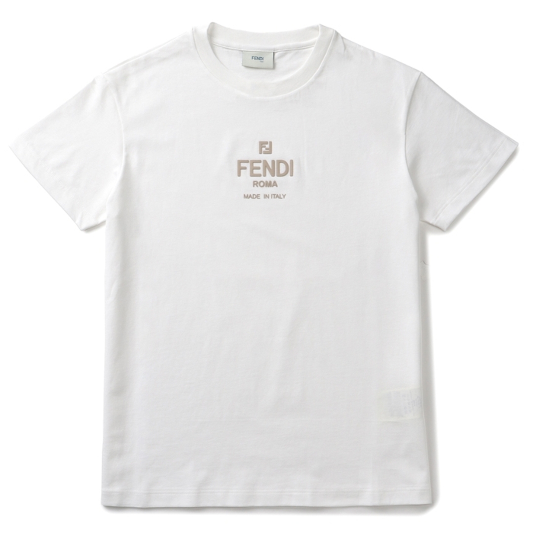 フェンディ FENDI 【大人もOK】キッズ Tシャツ FENDI ROMA ロゴプリント クルーネック 半袖シャツ 2023年春夏新作 JUI142 7AJ F0TU912A胸囲