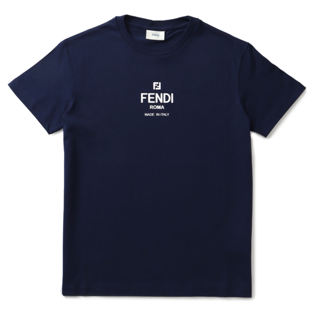 フェンディ FENDI 【大人もOK】キッズ Tシャツ FENDI ROMA ロゴプリント クルーネック 半袖シャツ 2023年春夏新作 JUI142 7AJ F1I11