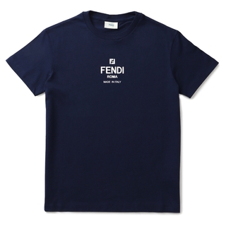 フェンディ(FENDI)のフェンディ FENDI 【大人もOK】キッズ Tシャツ FENDI ROMA ロゴプリント クルーネック 半袖シャツ 2023年春夏新作 JUI142 7AJ F1I11(Tシャツ/カットソー)